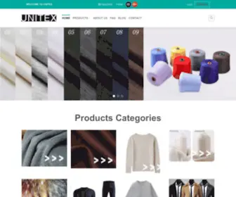 Unitex-Factory.com(Woolen fabric) Screenshot