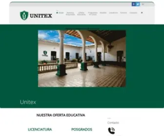 Unitex.edu.mx(Universidad Unitex) Screenshot