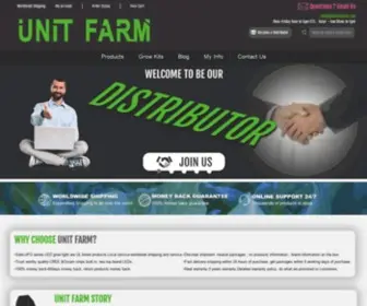 Unitfarm.com(LED grow light) Screenshot