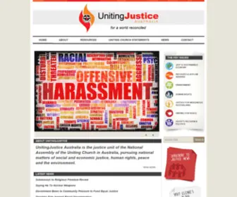 Unitingjustice.org.au(UnitingJustice Australia) Screenshot