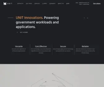 Unitinnovations.com(Government Technology Solutions) Screenshot