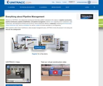 Unitracc.com(Underground Infrastructure Training and Competence Center) Screenshot
