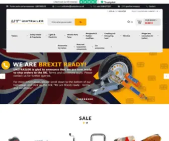 Unitrailer.co.uk(Trailers and trailer parts avalible in stock. Wide range of trailer parts) Screenshot