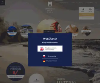 Unitral.pl(Hotel Medical SPA Unitral Mielno) Screenshot