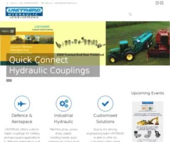 Unitread.co.in(Unitread Hydraulic Quick Release Couplings) Screenshot