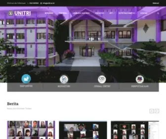 Unitri.ac.id(Universitas Tribhuwana Tunggadewi) Screenshot