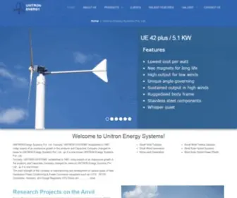 Unitronenergy.com(Small Wind Turbines) Screenshot