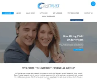 Unitrustleads.com(UniTrust Financial Group) Screenshot