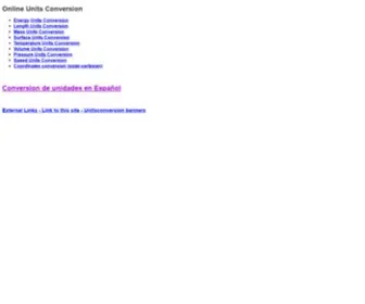 Unitsconversion.com.ar(Online) Screenshot