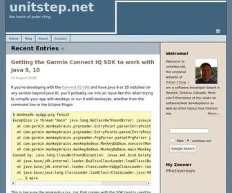 Unitstep.net(The home of peter chng) Screenshot