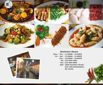 Unitsuvege.com(Unit Su Vege Chinese Vegetarian Restaurant) Screenshot