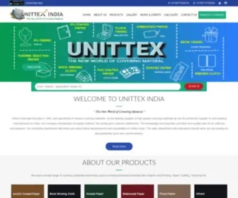 Unittex.com(Unittex India) Screenshot