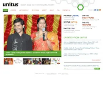 Unitus.com(Market-based solutions to global poverty) Screenshot