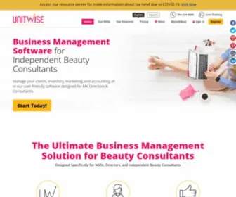 Unitwise.com(Business Management Software for Mary Kay Consultants) Screenshot