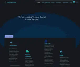 Unity-Ventures.com(Revolutionizing Venture Capital For the People) Screenshot