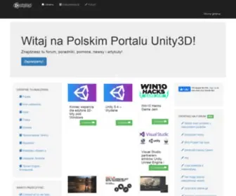 Unity3D.pl(Polski Portal Unity 3D) Screenshot
