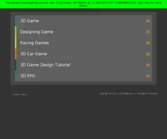 Unity3Dgames.us(Unity 3D Games Play Free Unity Web Player Games Online) Screenshot