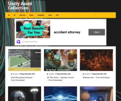 Unityassetcollection.com(Unity Asset Collection) Screenshot