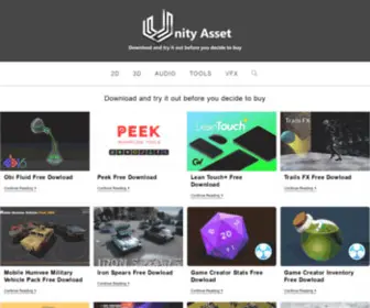 Unityassets.net(Unity Assets) Screenshot