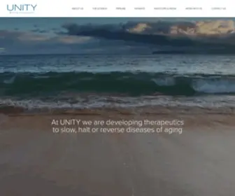 Unitybiotechnology.com(Unity Biotechnology) Screenshot