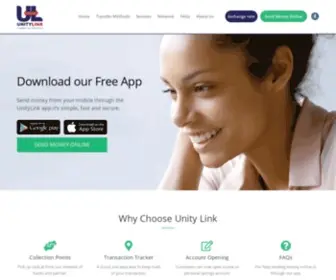 Unitylink.com(UNITYLINK Financial Services) Screenshot