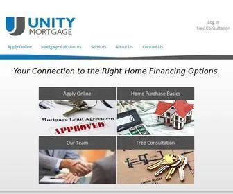 Unitymortgage.com(Unity Mortgage) Screenshot