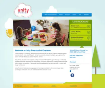 Unitypreschoolevanston.com(Unity Preschool) Screenshot