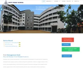 Unitypublicschool.com(Unity Public School) Screenshot