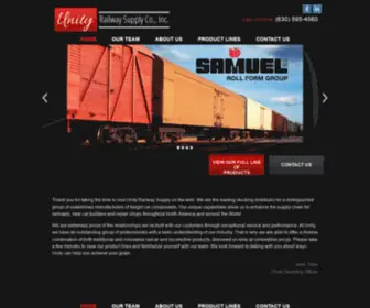 Unityrailway.com(Unity Railway Supply Co) Screenshot