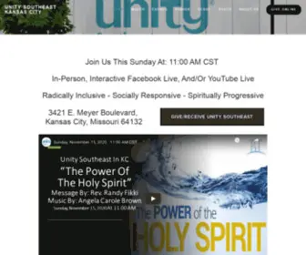 Unitysoutheastinkc.org(Unity Southeast Kansas City) Screenshot