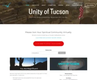 Unitytucson.com(Unity Of Tucson) Screenshot