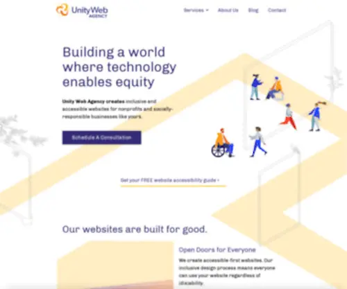 Unitywebagency.com(Unity web agency) Screenshot