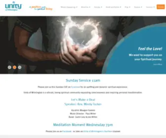 Unitywil.com(Unity of Wilmington) Screenshot