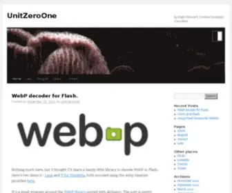 Unitzeroone.com(Business-Class Web Hosting by (mt) Media Temple) Screenshot