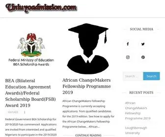 Uniuyoadmission.com(1 Educational Resource For Aspirants) Screenshot