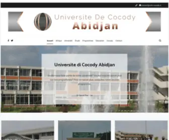 Univ-Cocody.ci(Université) Screenshot