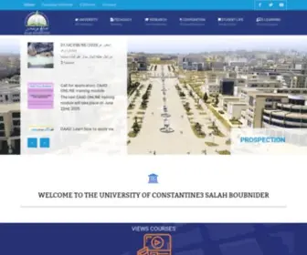 Univ-Constantine3.dz(UC3SB) Screenshot