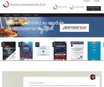 Univ-Droit.fr(La référence universitaire en droit) Screenshot