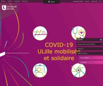 Univ-Lille1.fr(Accueil ) Screenshot