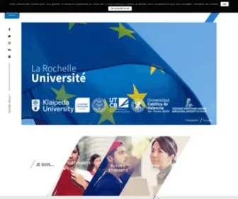 Univ-LR.fr(La Rochelle Université) Screenshot