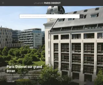 Univ-Paris7.fr(Université de Paris) Screenshot