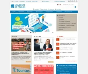 Univ-TLN.fr(Université) Screenshot