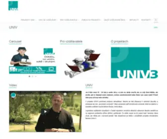 Univ.cz(Projekt UNIV Uznávání neformálního a informálního vzdělávání) Screenshot