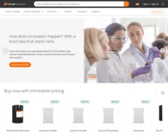 Univarusa.com(Univar Solutions) Screenshot