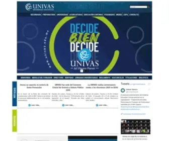Univas.edu.mx(Universidad) Screenshot