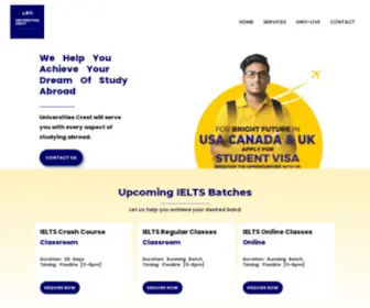 UnivCrest.com(Study Visa Consultants in Dehradun) Screenshot