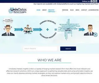 Univdatos.com(Market Research Reporting & Analysis Agency in India) Screenshot