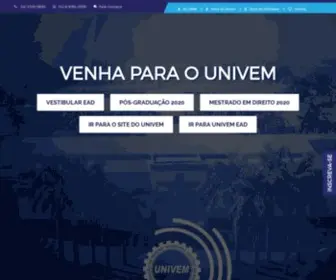 Univem.edu.br(Centro Universitário Eurípides de Marília) Screenshot