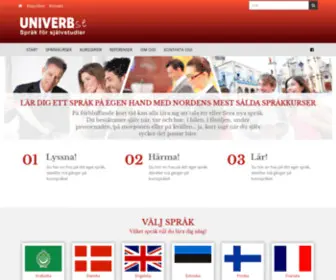 Univerb.se(Språkkurser) Screenshot