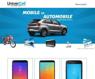 Univercell.in(Online mobile shopping) Screenshot